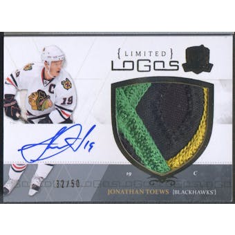 2010/11 The Cup #LLTO Jonathan Toews Limited Logos Patch Auto #32/50
