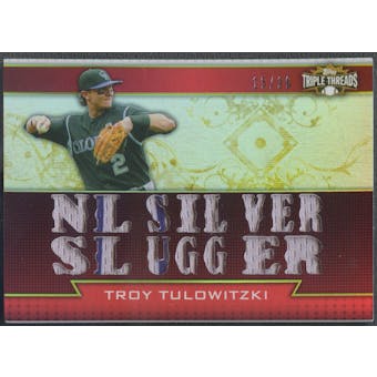 2011 Topps Triple Threads #TTR138 Troy Tulowitzki Relics Jersey #15/36