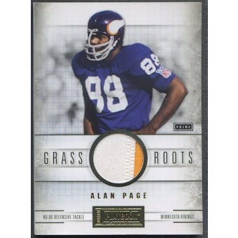 2011 Panini Playbook #83 Alan Page Grass Roots Materials Prime Patch #17/25