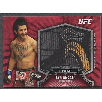 2012 Topps UFC Bloodlines #FJRIM Ian McCall Jumbo Fighter Relics Red #4/8