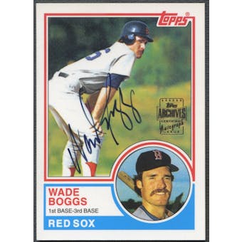 2001 Topps Archives #TAA164 Wade Boggs Auto