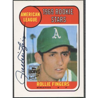 2001 Topps Archives #TAA114 Rollie Fingers Auto