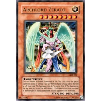 Yu-Gi-Oh Ancient Sanctuary Single Archlord Zerato Ultra Rare (AST-034) - MODERATE PLAY (MP)