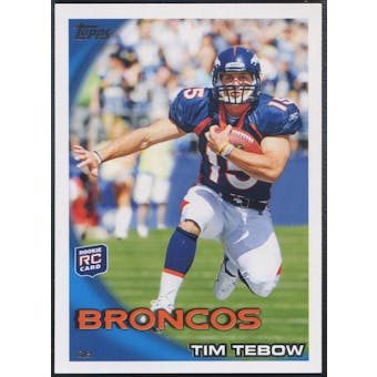 2010 Topps #440A Tim Tebow Rookie Leaping Pose
