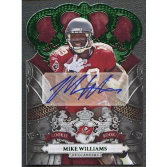 2010 Crown Royale #210 Mike Williams Green Rookie Auto #09/10