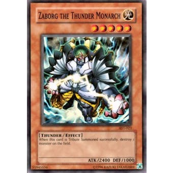 Yu-Gi-Oh Ancient Sanctuary Single Zaborg Thunder Monarch Super Rare AST-023