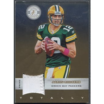 2011 Totally Certified #64 Aaron Rodgers Gold Materials Patch #07/10