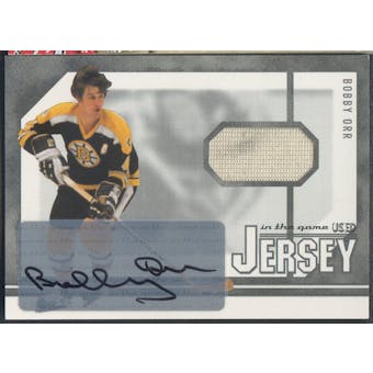 2003/04 ITG Used Bobby Orr Signature Series Jersey Auto /10