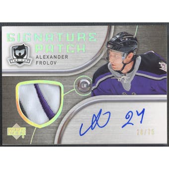 2005/06 The Cup #SPAF Alexander Frolov Signature Patch Auto #28/75
