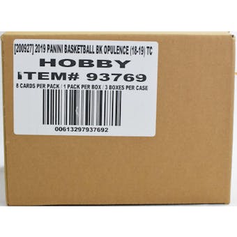 2018/19 Panini Opulence Basketball Hobby 3-Box Case