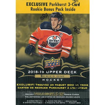 2018/19 Upper Deck Series 1 Hockey 12-Pack Mega Box