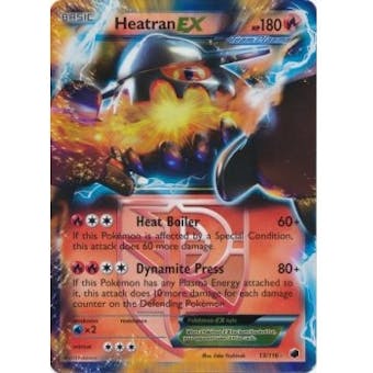 Pokemon Plasma Freeze Single Heatran ex 13/116 - NEAR MINT (NM)