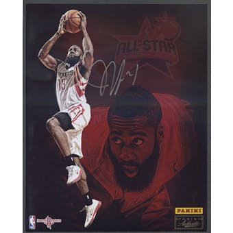 2013 Panini Authentic All Star Weekend James Harden 8x10 Auto