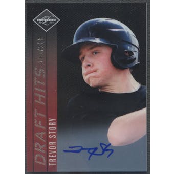 2011 Limited #18 Trevor Story Draft Hits Signatures Rookie Auto #160/299
