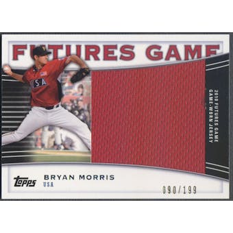 2010 Topps Pro Debut #BM Bryan Morris Futures Game Jersey #090/199
