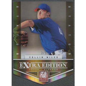2012 Elite Extra Edition #147 Collin Wiles Status Gold Rookie #2/5