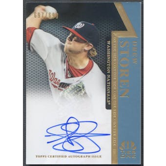 2011 Topps Tier One #DS Drew Storen On The Rise Auto #697/699