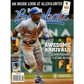 2013 Beckett Baseball Monthly Price Guide (#90 September) (Puig)
