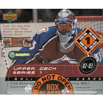 2002/03 Upper Deck Series 1 Hockey 8-Pack Box