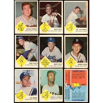 1963 Fleer Baseball Complete Set (VG-EX)