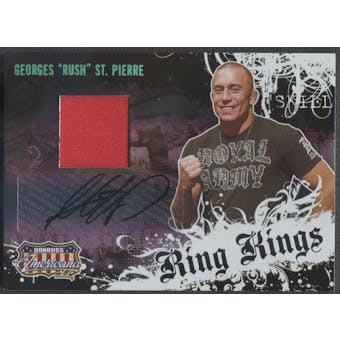2008 Americana II #GS Georges St. Pierre Ring Kings Signature Material Auto #130/197