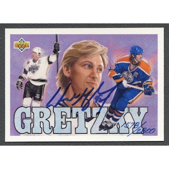 1992/93 Upper Deck Wayne Gretzky Auto #1578/2800