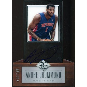 2012/13 Panini Limited #166 Andre Drummond Autograph 38/199