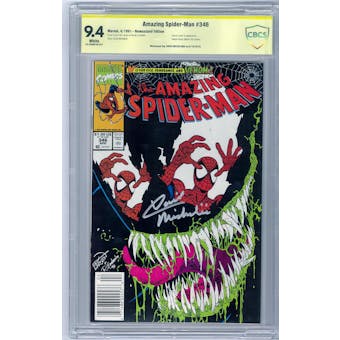 Amazing Spider-Man #346 CBCS 9.4 (W) Newsstand *18-309BF4D-031*