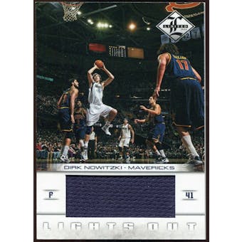 2012/13 Panini Limited Lights Out Materials #1 Dirk Nowitzki 190/199
