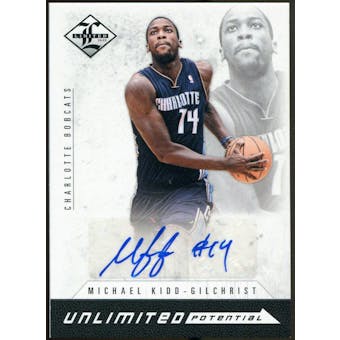 2012/13 Panini Limited Unlimited Potential Signatures #14 Michael Kidd-Gilchrist Autograph /199