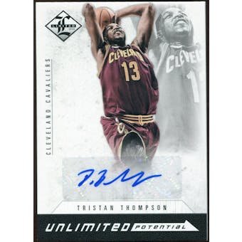 2012/13 Panini Limited Unlimited Potential Signatures #27 Tristan Thompson Autograph /199