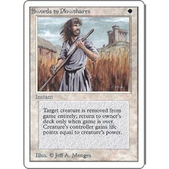 Magic the Gathering Unlimited Single Swords to Plowshares - NEAR MINT (NM)