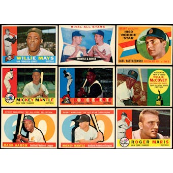 1960 Topps Baseball Complete Set (EX/MT - NM)  (Set 2)
