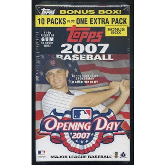 2007 Topps Opening Day Baseball Blaster Box