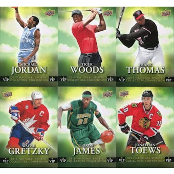 2013 Upper Deck National Convention 6 Card Exclusive VIP Set