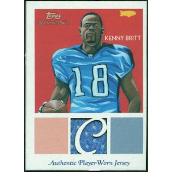 2009 Topps National Chicle Relics #NCRKB Kenny Britt B