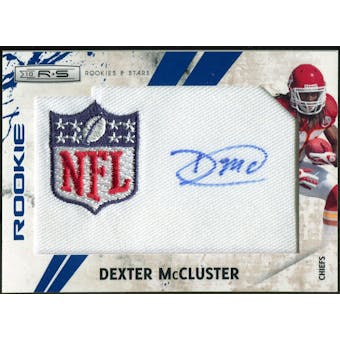2010 Panini Rookies and Stars Rookie Patch Autographs Blue NFL Logo #267 Dexter McCluster /22