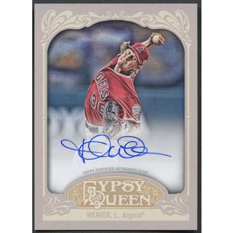 2012 Topps Gypsy Queen #JW Jered Weaver Auto
