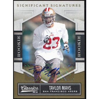 2010 Classics Significant Signatures Gold #193 Taylor Mays Autograph 321/499