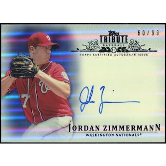 2013 Topps Tribute Autographs #JZ2 Jordan Zimmermann Autograph 60/99