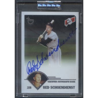 2003 Topps Retired Signature #RS Red Schoendienst Auto