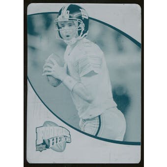 2009 Upper Deck Heroes Printing Plates Cyan #42 Eli Manning 1/1