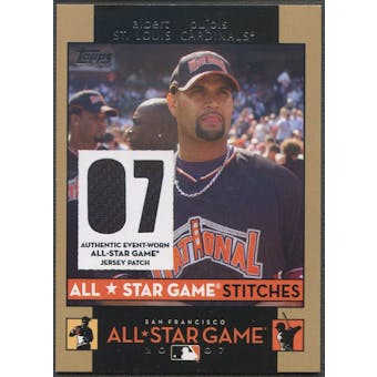 2007 Topps Update #AP Albert Pujols All-Star Stitches Jersey