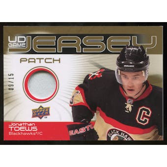 2010/11 Upper Deck Game Jerseys Patches #GJTO Jonathan Toews 09/15