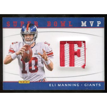 2012 Panini Black Friday Super Bowl Materials Pylons #1 Eli Manning