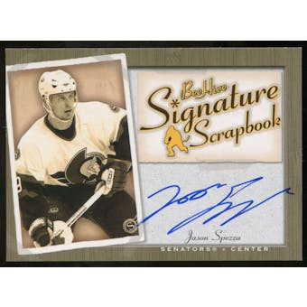 2005/06 Upper Deck Beehive Signature Scrapbook #SSJS Jason Spezza SP Autograph