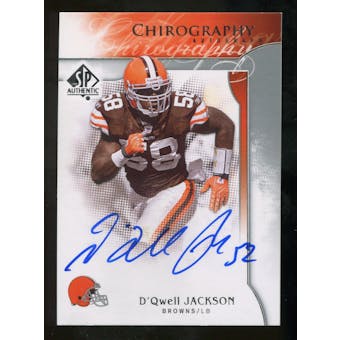 2009 Upper Deck SP Authentic Chirography #CHDQ D'Qwell Jackson Autograph