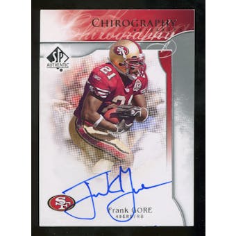 2009 Upper Deck SP Authentic Chirography #CHFG Frank Gore Autograph