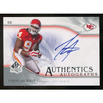 2009 Upper Deck SP Authentic Autographs #SPTJ Tyson Jackson Autograph