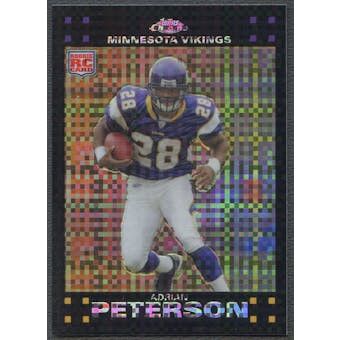 2007 Topps Chrome #TC181 Adrian Peterson Xfractor Rookie